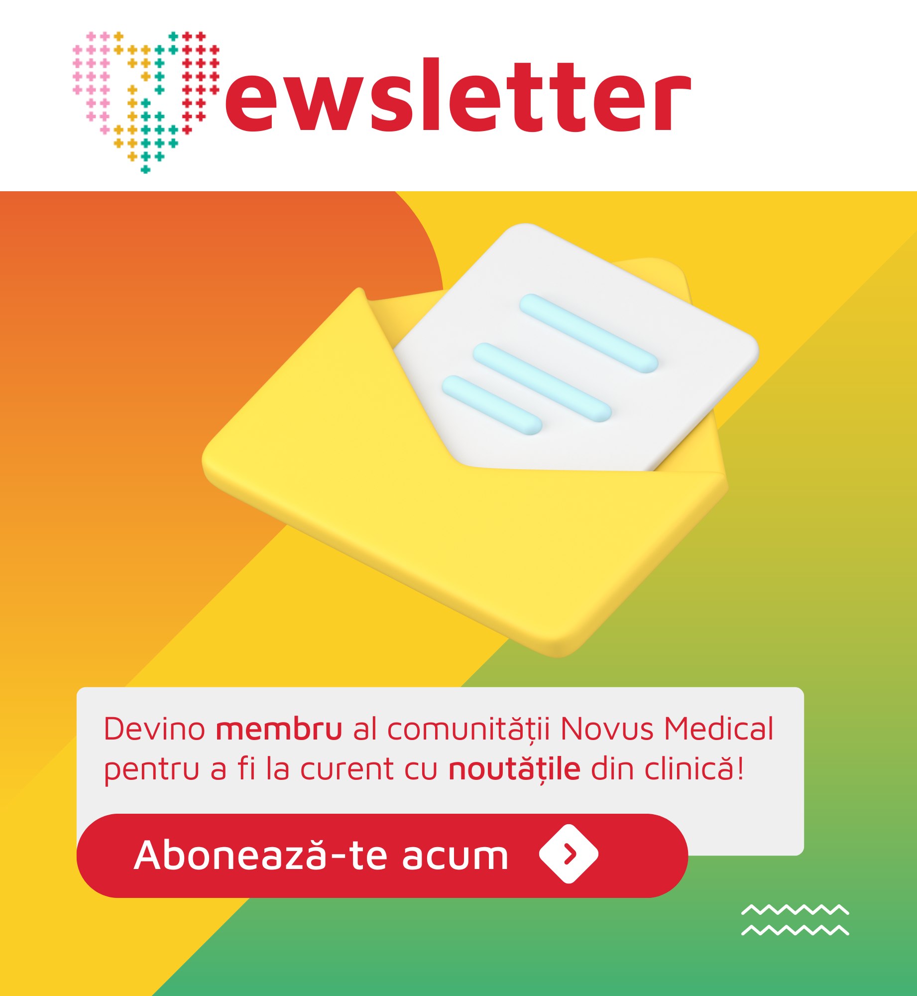 Abonare newsletter Novus Medical Ploiesti